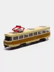 Желтый трамвай светящийся звуковой / Машина игрушка Спецтехника
