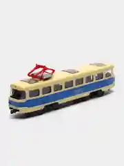 Синий трамвай светящийся звуковой / Машина игрушка Спецтехника