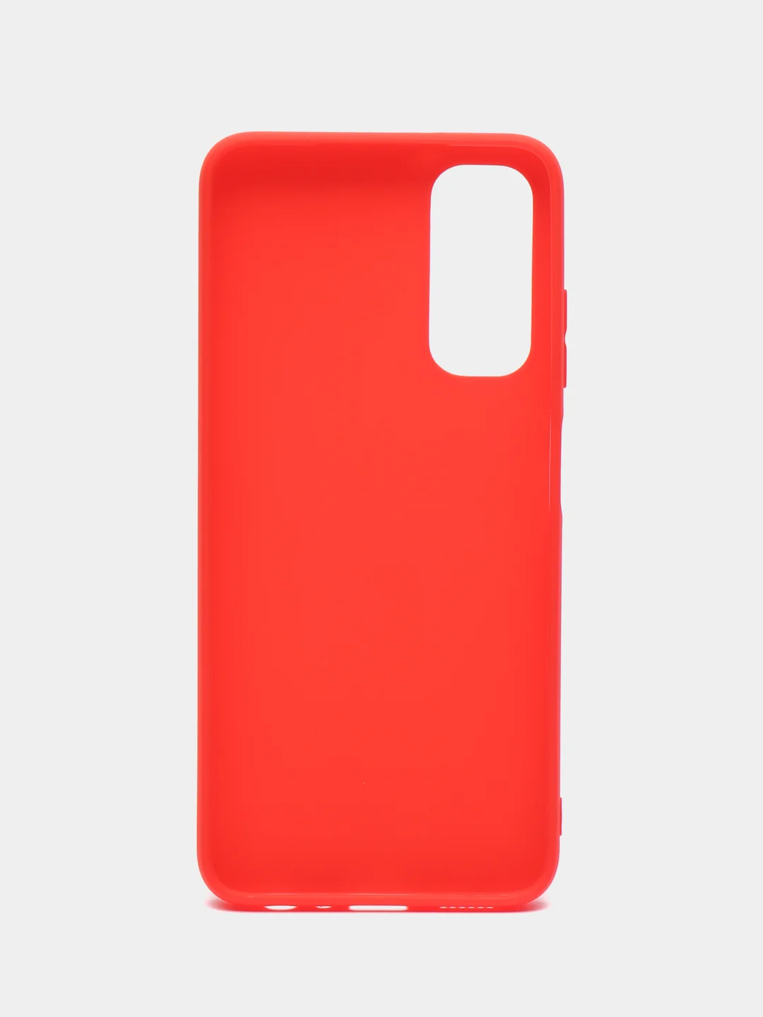 Красный чехол для Samsung Galaxy A05s / Самсунг А05c, силиконовый, матовый