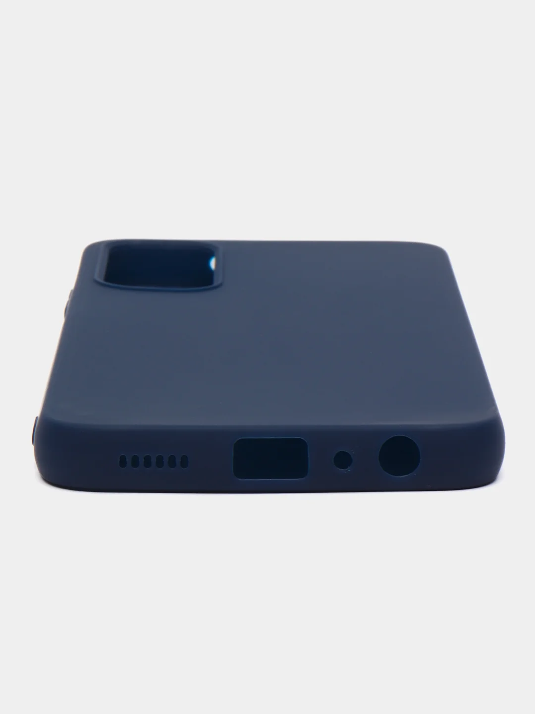 Темно-синий чехол для Samsung Galaxy A05s / Самсунг А05c, силиконовый, матовый