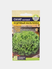Салат листовой Кудрявый Мальчонка 0,5г (Семена Алтая)
