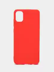 Красный чехол для Samsung Galaxy A05 / Самсунг А05, силиконовый, матовый