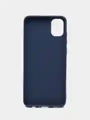 Темно-синий чехол для Samsung Galaxy A05 / Самсунг А05, силиконовый, матовый