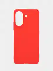 Красный чехол для Xiaomi Redmi 13C / Poco C65, Сяоми Редми 13С / Поко С65, силиконовый, матовый
