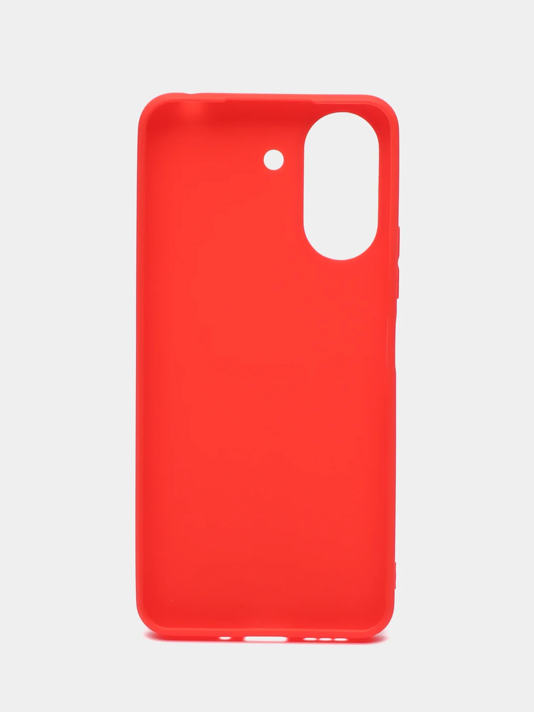 Красный чехол для Xiaomi Redmi 13C / Poco C65, Сяоми Редми 13С / Поко С65, силиконовый, матовый