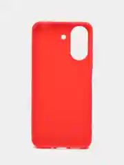 Красный чехол для Xiaomi Redmi 13C / Poco C65, Сяоми Редми 13С / Поко С65, силиконовый, матовый