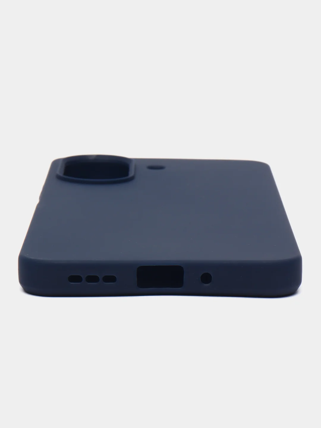Темно-синий чехол для Xiaomi Redmi 13C / Poco C65, Сяоми Редми 13С / Поко С65, силиконовый, матовый