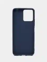 Синий меланж чехол для Xiaomi Redmi 12 / Сяоми Редми 12, силиконовый, матовый