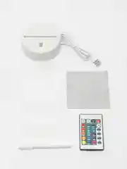 Белый ночник с маркером и пультом управления, рисование, USB, LED-подсветка