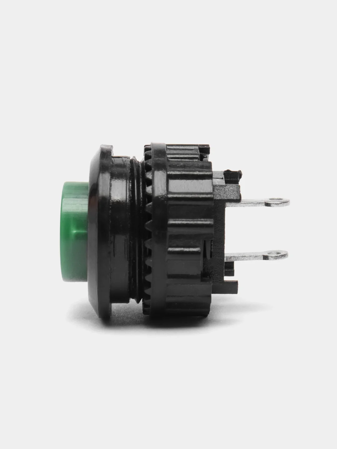 Кнопка DS-500 1A/250VAC без фиксации зеленая