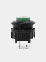Кнопка DS-500 1A/250VAC без фиксации зеленая