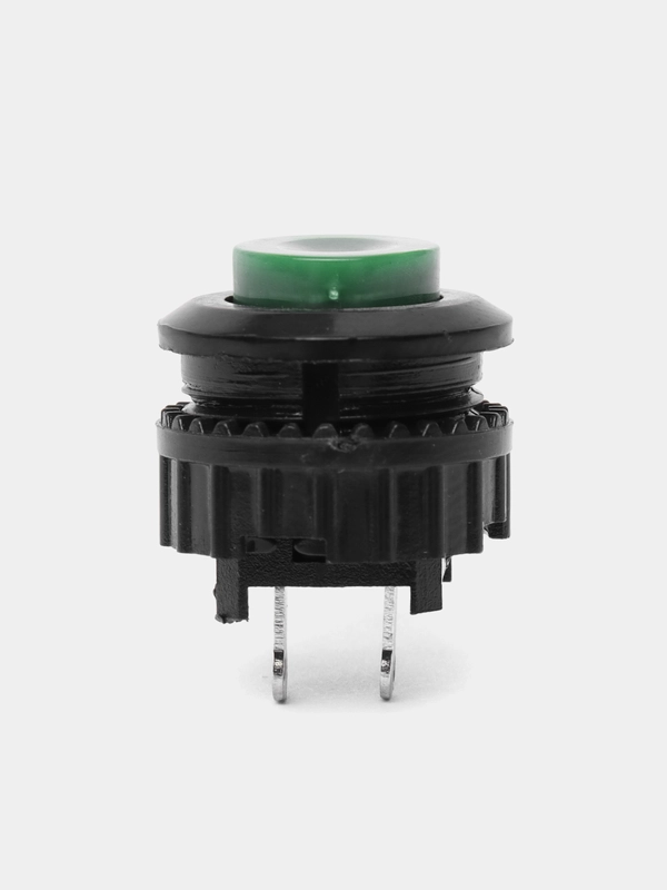 Кнопка DS-500 1A/250VAC без фиксации зеленая