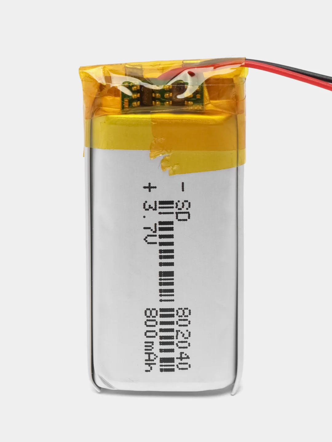 Аккумулятор литий-полимерный 8.0*20*40 802040 (3.7В, 800mah)