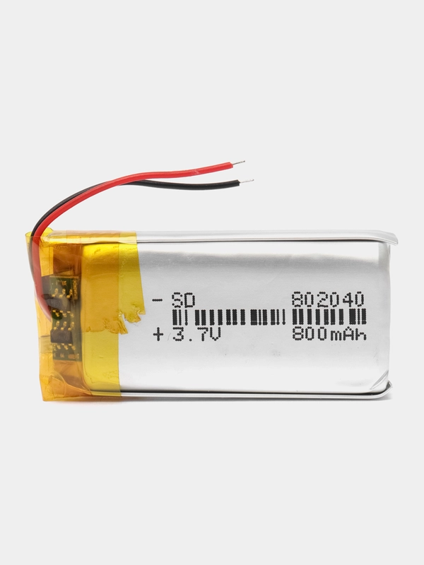 Аккумулятор литий-полимерный 8.0*20*40 802040 (3.7В, 800mah)
