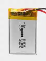 Аккумулятор литий-полимерный 6.0*25*35 602535 (3.7В, 600mah) с разъемом PH2.0