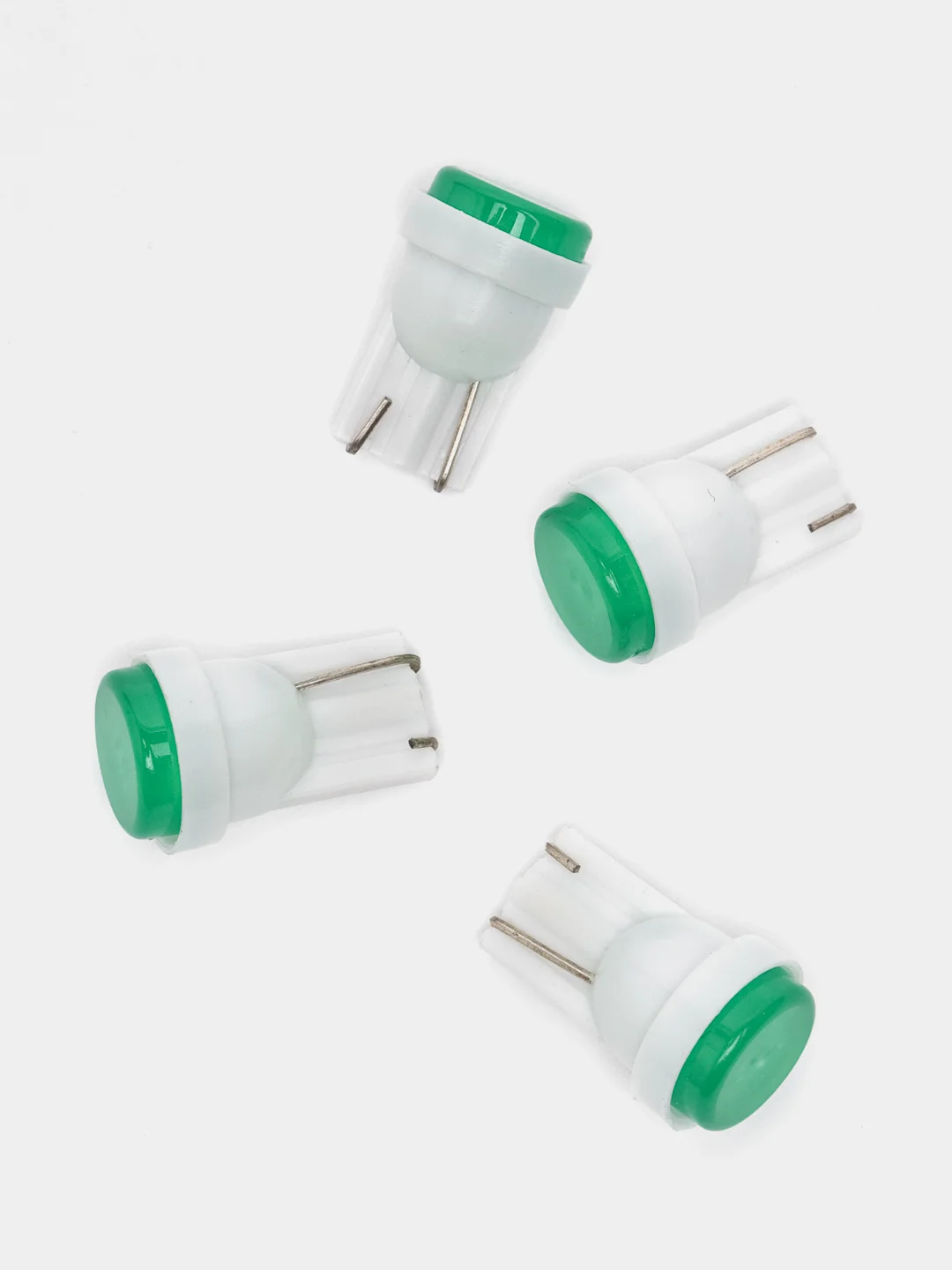 Зеленый лампа габаритов (габаритная) светодиодная T10 W5W 12 V, LED 1 SMD, без цоколя, W2.1x9.5d