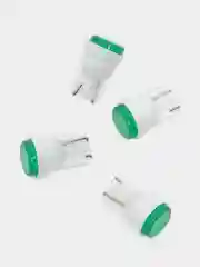 Зеленый лампа габаритов (габаритная) светодиодная T10 W5W 12 V, LED 1 SMD, без цоколя, W2.1x9.5d