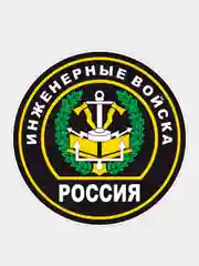 Золотой стикер на авто по родам войск ВДВ ВМФ МЧС ГРУ ПВО ВВС Разведка 90мм