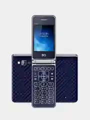 Красный телефон BQ 2446 Dream Duo, раскладной, кнопочный, 2 SIM