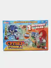 Синий настольная игра-ходилка 2 в 1 "Соник. Супергонка" ТМ Умные игры, 3+
