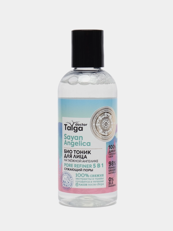 Био тоник для лица Pore Refiner 5 в 1 Сужающий поры Natura Siberica, 170 мл