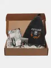 Черный подарочный набор мужчине на Новый год, на день рождения