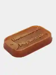Бронзовый подарочное фигурное мужское мыло ручной работы "Жетон настоящего мужчины"