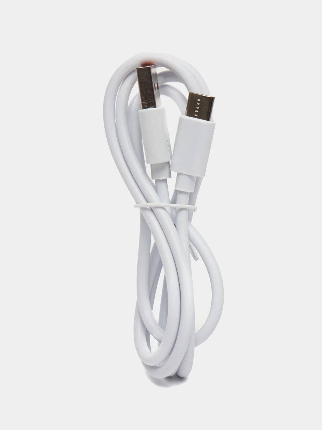 Белый кабель 6А type-c usb для быстрой зарядки и передачи данных длинна 1 м