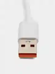Белый кабель 6А type-c usb для быстрой зарядки и передачи данных длинна 1 м