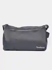 Тёмно-серый сумка спортивная на молнии Textura