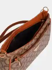 Карамельный сумка женская через плечо из экокожи, повседневная