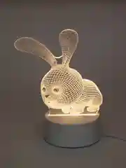 Алый светильник-ночник 3D, светодиодный LED, USB, 3 цвета, с блоком питания
