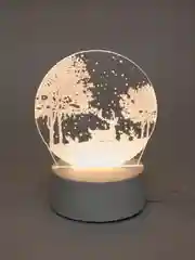 Аметистовый светильник-ночник 3D, светодиодный LED, USB, 3 цвета, с блоком питания