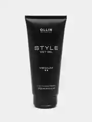 OLLIN PROFESSIONAL гель средней фиксации STYLE мокрый эффект 200 мл