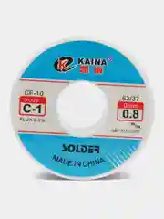 Припой с флюсом Kaina, 0.8 мм, 100 грамм