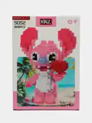 Розовый пиксельный конструктор 3 D из миниблоков Стич Куроми Лило Бетмен Катана мастер самурай