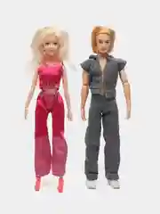 Коралловый шарнирные куклы Barbie и Ken, с аксессуарами