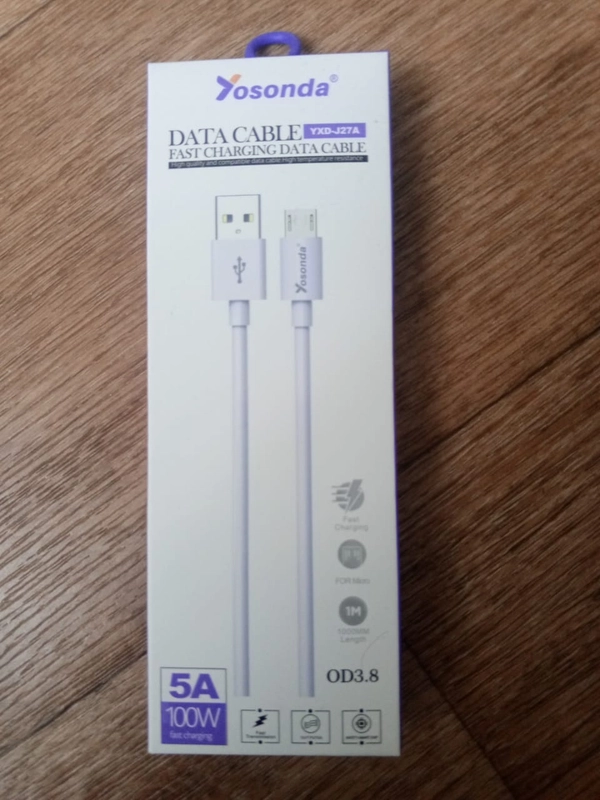 Кабель YOSONDA Micro white YXD-J27
