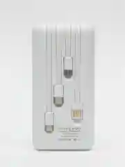 Белый внешний аккумулятор Повербанк / Power Bank / PowerBank, 20000 mAh