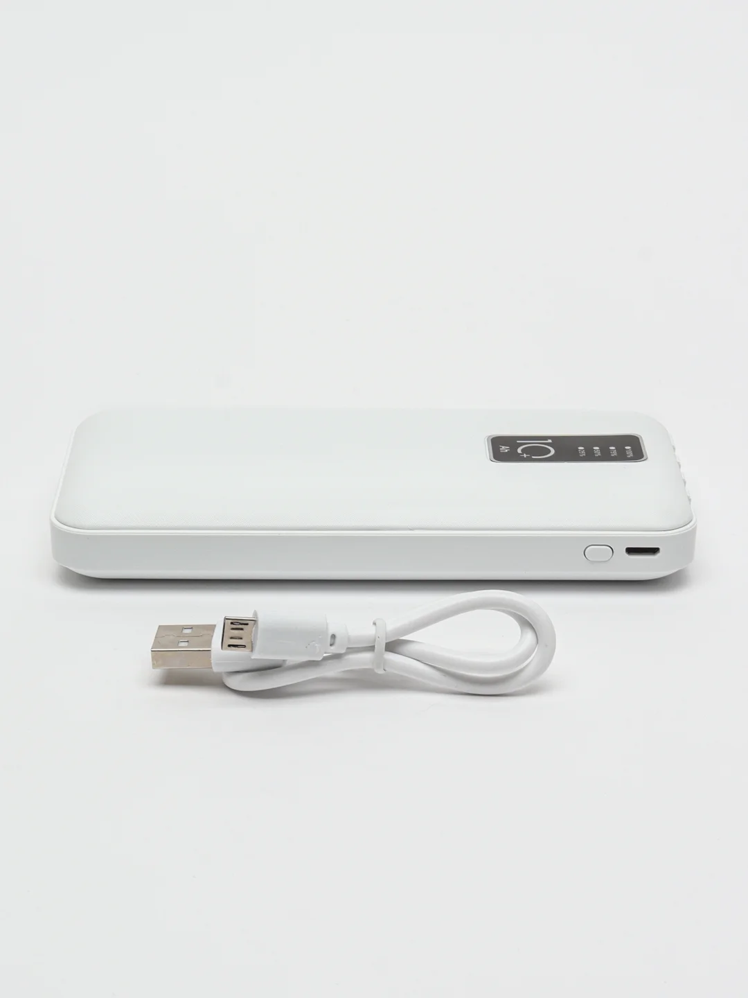 Белый внешний аккумулятор Повербанк / Power Bank / PowerBank, 20000 mAh
