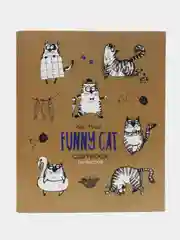 Тетрадь на кольцах А5, 120л., "Рисунки. Funny cats"