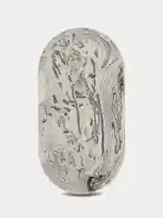 Черный подставка для свечей и украшений, из гипса