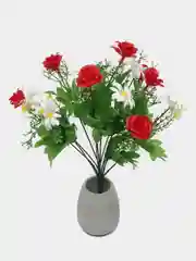 Красный искусственные цветы