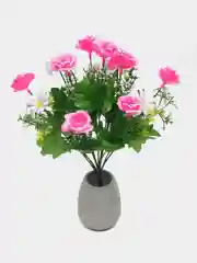 Розовый искусственные цветы