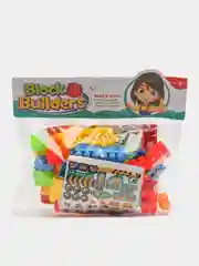 Белый конструктор детский, блочный, обучающий, развивающий Block Builders