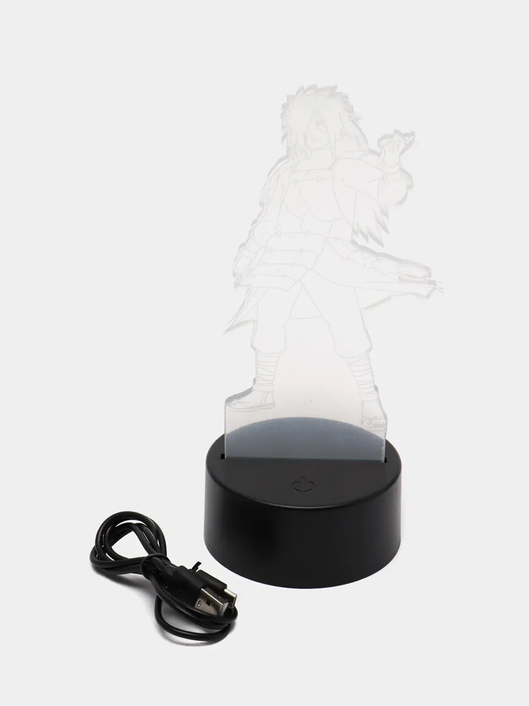 Аметистовый ночник 3D по аниме "Наруто", LED, светодиодный, USB