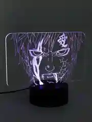 Фиолетовый ночник 3D по аниме "Наруто", LED, светодиодный, USB