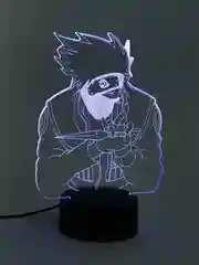Голубой ночник 3D по аниме "Наруто", LED, светодиодный, USB