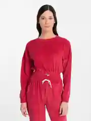 Вишнёвый костюм велюровый, повседневный, спортвный, осенний, для девушек и подростков