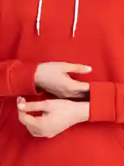 Алый женский костюм двойка утепленный на флисе
